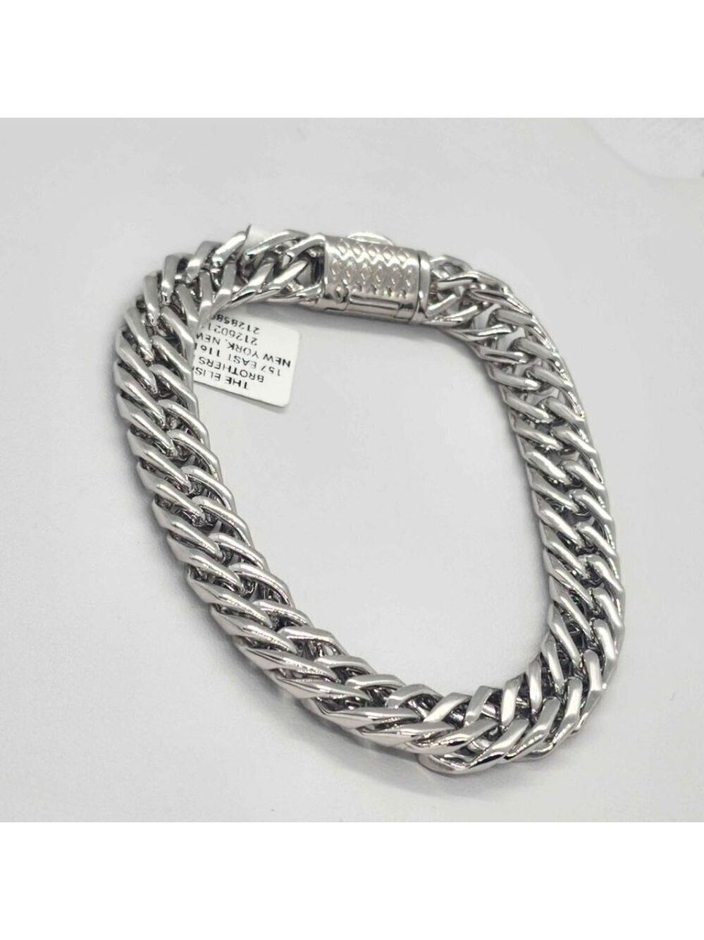 Brand New   Sterling Silver 925 Cuban link style  Bracelet - Picture 4 of 4